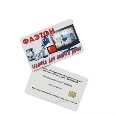 China Offsetprinten Contact-IC-kaart FM4428 Contact-smartcards Voor lid-ID Te koop