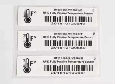 China Resistência a altas temperaturas RFID UHF Sticker Long Range Tag para logística de cadeia de frio à venda