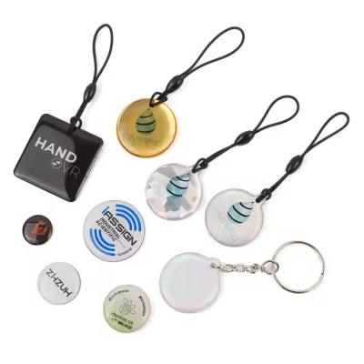 China 13.56 MHz NFC Tag Epoxy Social Media Sharing Klebstoff Apple NFC Aufkleber zu verkaufen