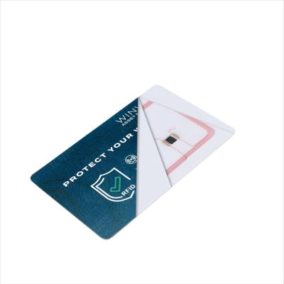 Cina Anti-furto RFID senza contatto Shield Card Credit Protector Custom RFID bloccare la carta in vendita