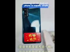 custom digital business card mobile phone sticker nfc epoxy sticker flat nfc social media tag