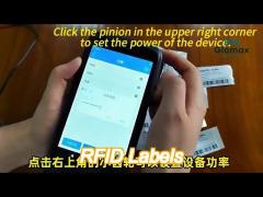 13.56mhz rfid printable labels hf adhesive stickers for warehouse