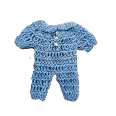 China Elegant Mini Baby Shower Crochet Favors Decoration For Mini Baby Dress For Decoration Handmade Baby Shower Favor for sale