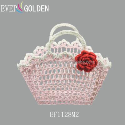 China Viable new hot selling products crochet beach basket bag products imported from china wholesale for sale