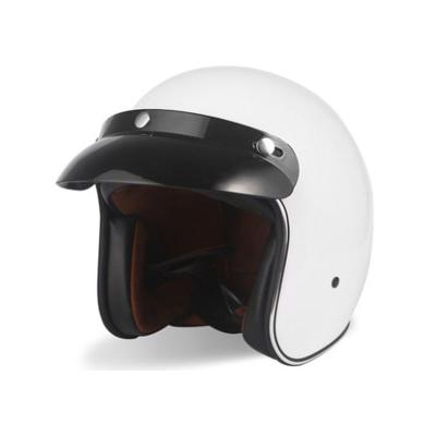 China Portable Hot Sale Motorcycle Open Face Helmet Safety Half Riding Classic Motorcycle Accessories Helmet For Men And Women for sale