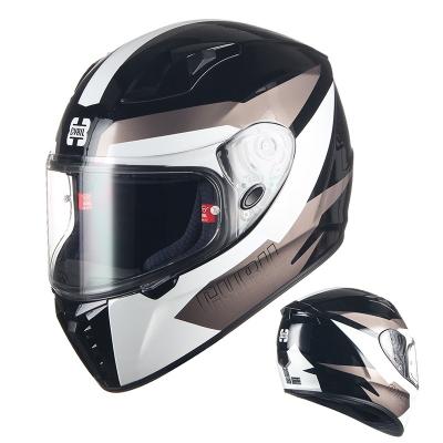 China Wholesale New Design ABS Material Full Face CYRIL-FF360 Motorcycle Racing Protective Helmet Motorcycle Riding Full Face Bar for sale