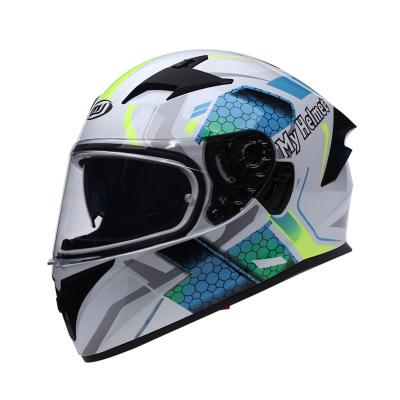 China Portable High Quality Popular ABS Full Face Motorcycle Helmet Racing Helmet for sale