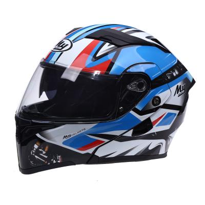 China New Design Full Face Helmet Motorcycle Men Portable Safety Helmet for sale