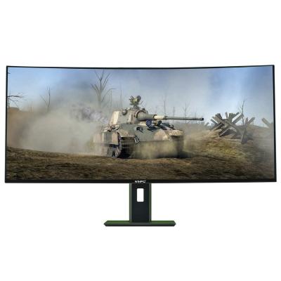 China 37.5 Inch 21:9 Curved Ultra Wide Monitor Gaming 60Hz 75Hz 144Hz 4K UHD LCD Gaming Monitor for sale