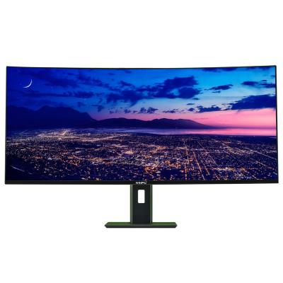 China 38 Inch Curved Monitor PC Computer 4k Curved Monitor IPS 21:9 Super Wide Gaming Monitor With Speaker for sale