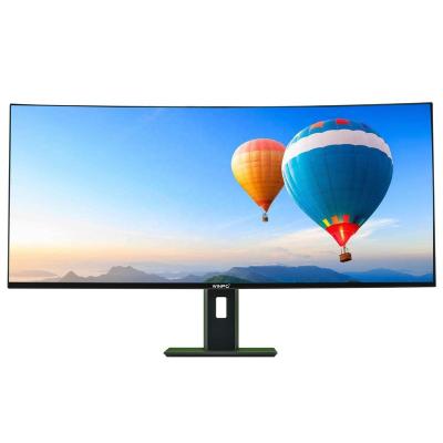 China Curved PC Monitor Gaming 38 Inch IPS 4K Monitor 3840x1600 Resolution 60Hz 75Hz 144Hz Gaming Computer Monitor for sale