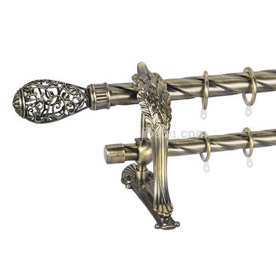 China Metal Fashion Hollow Curtain Rod Set For Accessories for sale