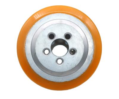 China Factory Manufacturer Linde Used Polyurethane Grinding Diving Forklift Wheel For Mima Electric Forklift for sale