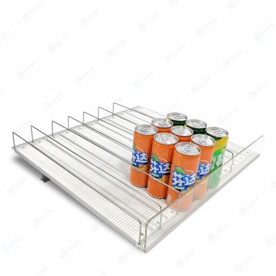 China Maintain a good-looking shelf with less need for maintenance 2022 New Fashional Cheap Fridge Accessory Roller Gravity Beverage Rack Shelf for sale