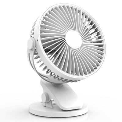 China Wireless Portable Small Desk Fan Desk Clip Fan Factory Price USB Table Fan Adjustable Stand Mini Table Fan for sale