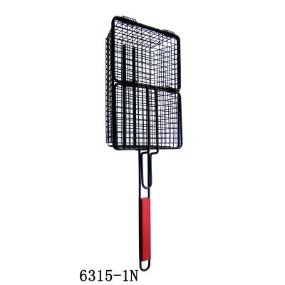 China Easily Cleaned Grill Basket BBQ Accessory For Fish Flesh Vegetable, Mesh Net for sale