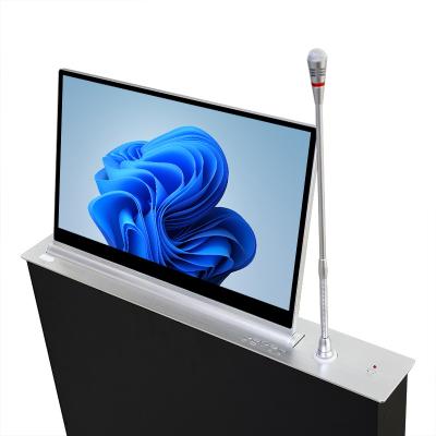 China Desktop Ultra Thin LCD Screen Lifter Paperless Conference System for sale