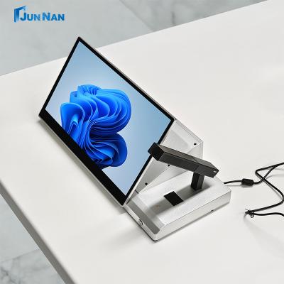 China Empresas Desktop Terminal Touch Screen Monitor LCD Elevador Com Conferência de Áudio à venda