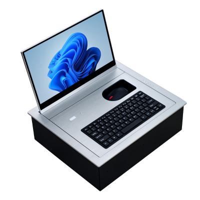 China Desktop Terminal Flip Flop Computer 240V Concealed Lift LCD Flip Flops for sale