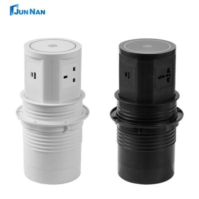 China Junnan Intelligent Pneumatic Lift Socket For Kitchen Appliances And Bluetooth Audio for sale