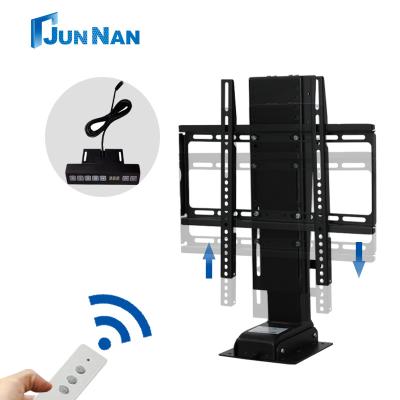 China Remote Tv Bracket Base Lift Stands Movable Tv Mount Stand Motorized for sale