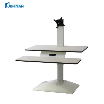 China Elevación eléctrica hacia arriba y hacia abajo TV Trolley Stand Televisión eléctrica Bracket 360 grados de rotación en venta