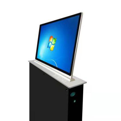 中国 Conference Equipment Lcd Monitor Flip Up Lift Table Hidden Monitor Lift Computer Lcd Monitor Lift For Conference Room 販売のため