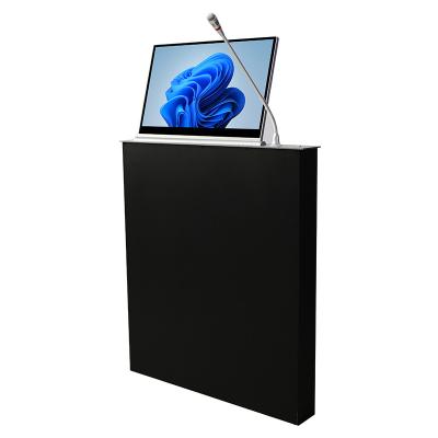 China Remote Control Brushed Aluminum Alloy Monitor Lift for Video Conference Solution for sale