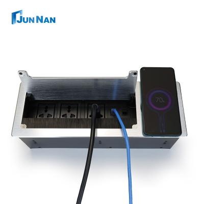 China 175 Flip Socket Recipiente de escritório de alta qualidade e generoso para integração de móveis de escritório com interfaces personalizáveis à venda