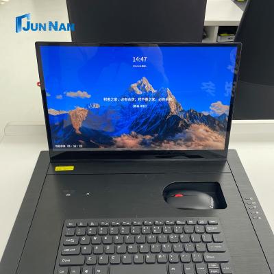 China Conferentietafel LCD-scherm Elektrische flipper met aanraakfunctie en gemotoriseerde besturing voor vergaderingen op hoog niveau Te koop