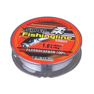 China NEWMAJOR Fluorocarbon High Strength Transparent Fishing Line 100m Fishing Tackle for sale