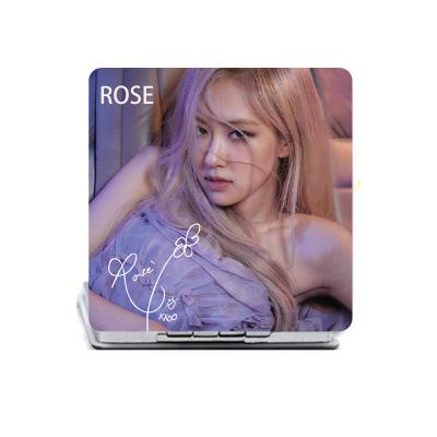 China Customized Wholesale Kpop Blackpink Double Sides Pocket Makeup Mirror for sale