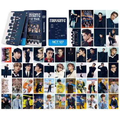 China 55pcs/set Kpop N 127 Europe Map Photo Favorite Card Wholesale Lomo for sale