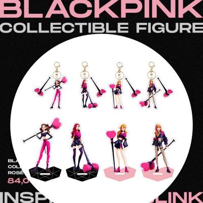 China Europe Kpop Blackpink Key Chain Wholesale Plastic Acrylic Standee for sale