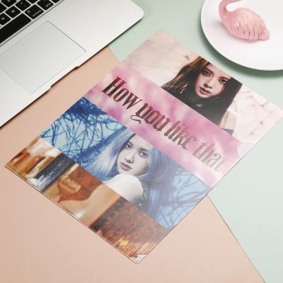 China Wholesale Office School Stationery Kpop How You Like This Blackpink A4 Size Folder Bag Folder Plastic Pocket for sale