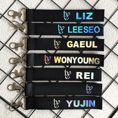 China Europe Kpop IVE ELEVEN nonwoven lanyard wholesale for sale