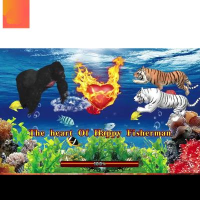 China The heart of the new tabletop amusement game fish fisherman fish game software, bonus fish game board WDF- the heart of the happy fisherman for sale