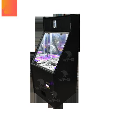 China Popular Wood+arylic USA Coin Pusher Arcade Token Game Quarter Pusher Skill Machine with Bill Acceptor for sale