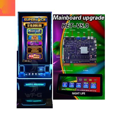 China casino link lock gambling jackpot games 5-1 again cheaper price super vertical multi game board 32 inch or 43 inch for sale