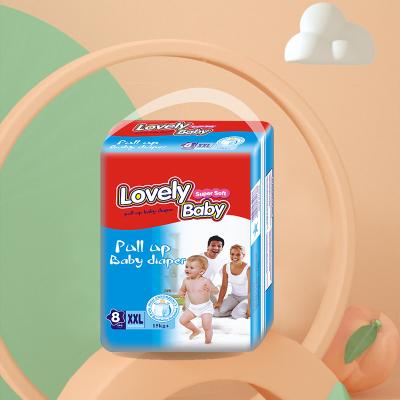 China OEM/ODM Printed Disposable Baby Diaper Brand Baby Diaper Pants Ultra Soft Pants for sale