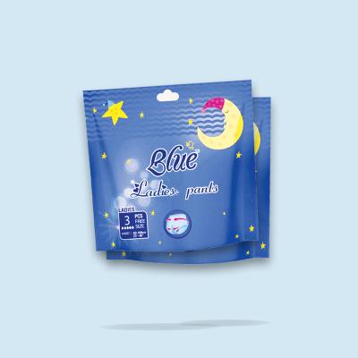 China Printed Use For Women Period Safety Underwear Breathable Disposable Sanitary Pads Menstrual Pants Making for sale