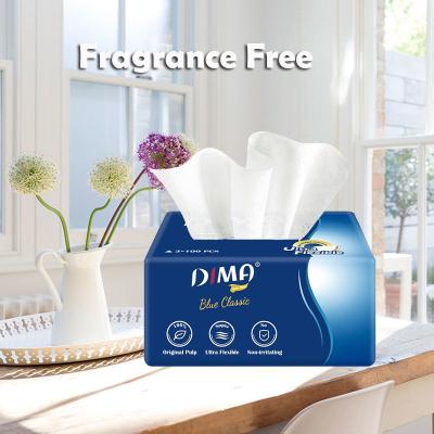 China Unbleached Eco-Friendly Comfortable Soft Super Soft Tissue Paper Friendly And Super No Skin Chemical Antibacterial Facial Tissue FREE SAMPLE With Logo Cotton Facial Tissue for sale