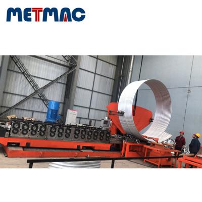 China Hotels Pay Off Engineering Water Pipe Roll Forming And Making Machine for sale