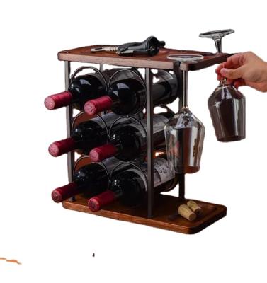 China Viable Customizable Designer Wine Rack Wine Storage Rack Wooden Wine Rack for sale