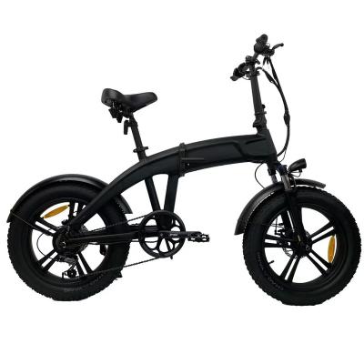 China 48V Alloy 13Ah 750W Hidden Battery Folding Aluminum Electric Bike 20 Inch Fat Tire Built-in Wheel Electric Bike for sale