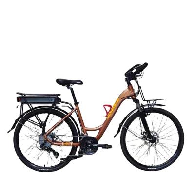 China Lady Bicycle China 2020 Model High Quality Electric Powerful Electric Aluminum Alloy City Bicycle Model With 48V 15Ah Battery New for sale