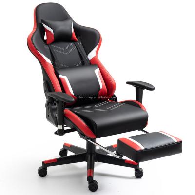 China (Size)Adjustable Cheapest Price Custom Chairs PU Black And Red Leather Gaming Desk Gamer Chair For Computer PC Game for sale