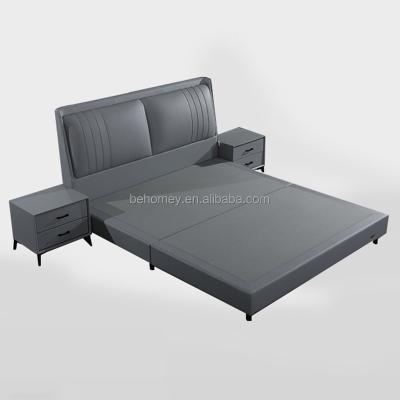 China European Luxury Modern King Size Bedroom Mattress Bed (Size) Full Fabric Bed Adjustable High Quality Soft Bedroom Furniture for sale