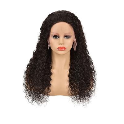 China Venodrs Cheap Silky Straight Wave Top With Curly Curly Baby Hair Piece Virgin Water Wave Middle Brazilian For Color Women Hair Lace Front Wigs for sale