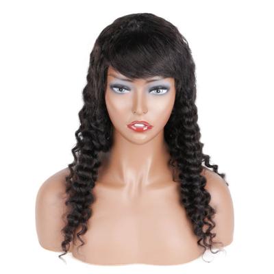 China Silky Straight Curly Wave Hair Wholesale Sellers Bangs Wigs Hair Fringe Wigs With Bangs for sale